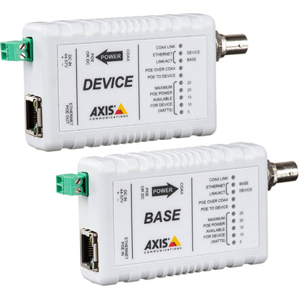 Axis Communications T8640 Kit Adaptador PoE+ sobre Cable Coaxial 100 m Instalar Fácil