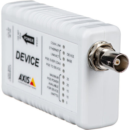 Axis Communications T8640 Kit Adaptador PoE+ sobre Cable Coaxial 100 m Instalar Fácil