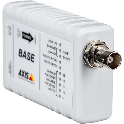 Axis Communications T8640 Kit Adaptador PoE+ sobre Cable Coaxial 100 m Instalar Fácil
