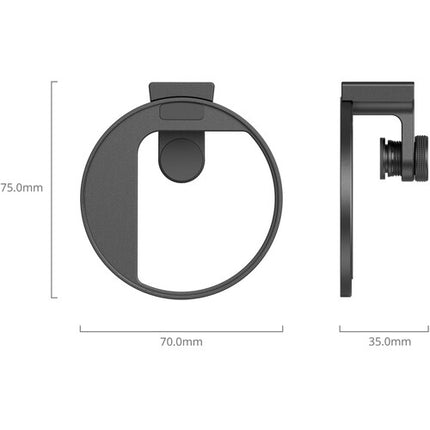 SmallRig Adaptador Universal de Filtro Rosca 67mm para Smartphone con Montura de Zapata Fría y Tornillo de Sujeción Grande