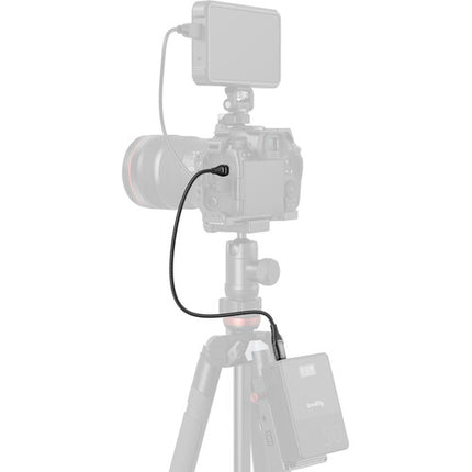 SmallRig Cable de alimentación USB-C 240W con pantalla LED 3.3 pies y sujeción de silicona