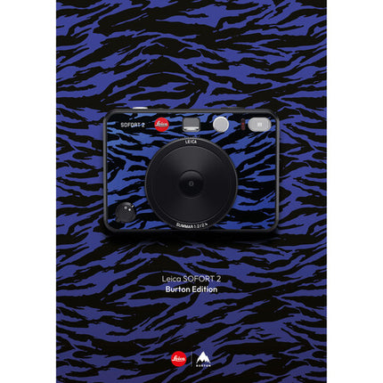 Leica SOFORT 2 Burton Edition Cámara Instantánea 28mm Flash Bateria Recargable