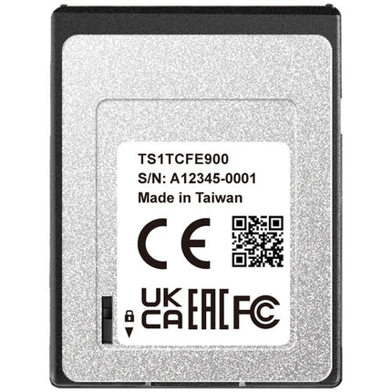 Transcend 1TB CFexpress 900 Tipo B Tarjeta de Memoria 3500 MBs Lectura 2800 MBs Escritura Garantía 5 Años