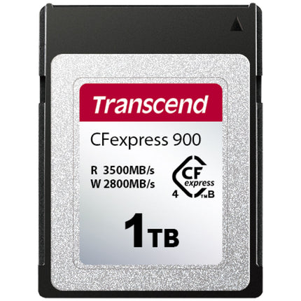 Transcend 1TB CFexpress 900 Tipo B Tarjeta de Memoria 3500 MBs Lectura 2800 MBs Escritura Garantía 5 Años