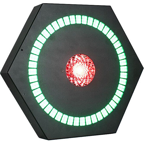 Eliminator Lighting Fantasy FX Luz DJ RGBW 40W Centro 288 LEDs Halo Circular