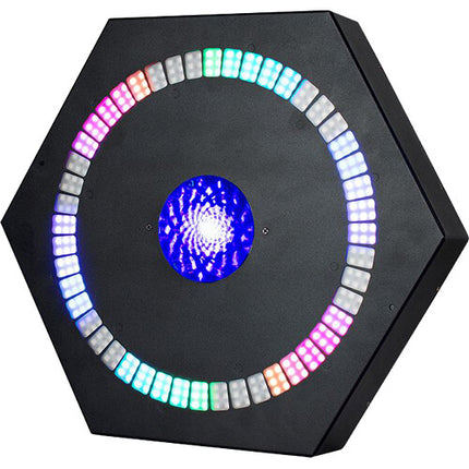 Eliminator Lighting Fantasy FX Luz DJ RGBW 40W Centro 288 LEDs Halo Circular