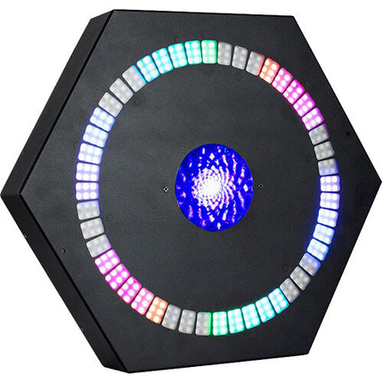 Eliminator Lighting Fantasy FX Luz DJ RGBW 40W Centro 288 LEDs Halo Circular