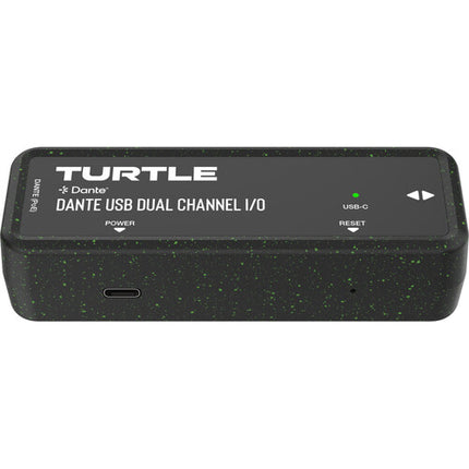 Turtle AV Adaptador USB-C a Dante 2 Canales 24-Bit 192 kHz Audio