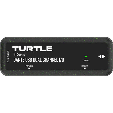 Turtle AV Adaptador USB-C a Dante 2 Canales 24-Bit 192 kHz Audio