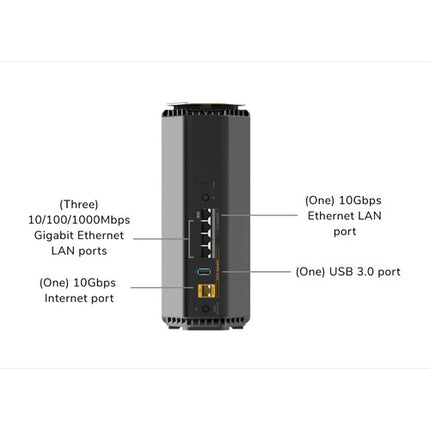 Netgear Nighthawk RS600 BE18000 Router Inalámbrico Tri Banda Wi-Fi 7 18 Gb/s 3300 pies²