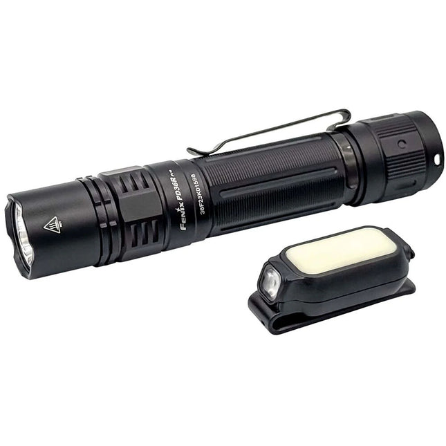 Fenix Linterna Recargable PD36R Pro 2800 Lúmenes Kit con Mini-Lite 150 Lúmenes