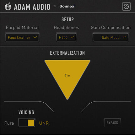 Adam Professional Audio H200 Auriculares Cerrados Over-Ear 40mm Drivers 32 Ohms con Estuche y Adaptador