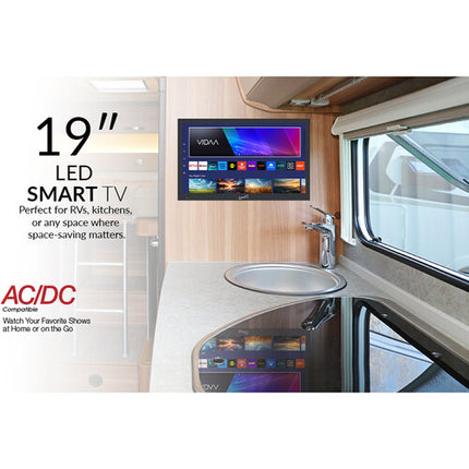 Supersonic SC-1920VTV Televisor LED Inteligente 18.5" HD 1366x768 con Adaptador 12V