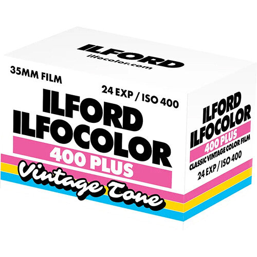 Ilford IlfoColor Vintage Tone 400 Plus Película Color Negativo ISO 400 24 Exposiciones 35mm