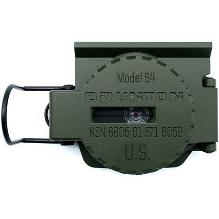 Brunton Model 94 Brújula Lenticular Fosforescente 360° con Aguja de Zafiro