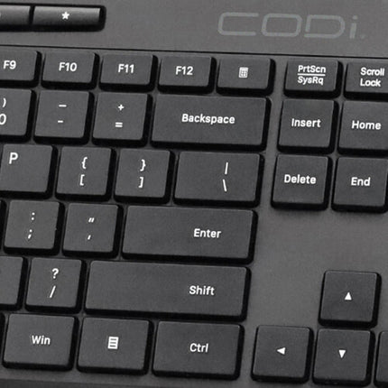 CODi Triple Connection Teclado y Ratón Combo 1600 DPI USB-C Recargable Ergonomico