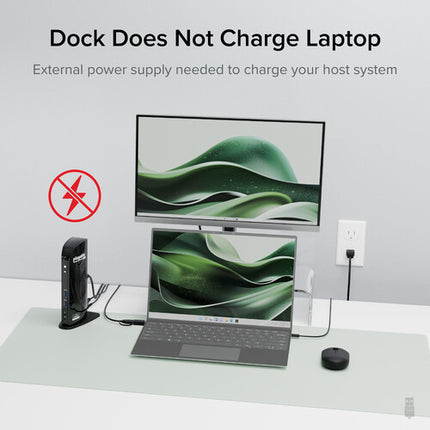 Plugable UD-3900 Docking Station USB 3.0 Dual Display HDMI y DVI con VGA Adapter