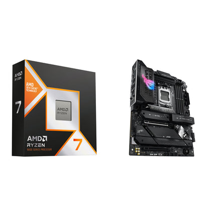AMD Ryzen 7 9800X3D Procesador 8 Núcleos 4.7 GHz y Placa Base Gaming Wi-Fi 7 AM5 ATX