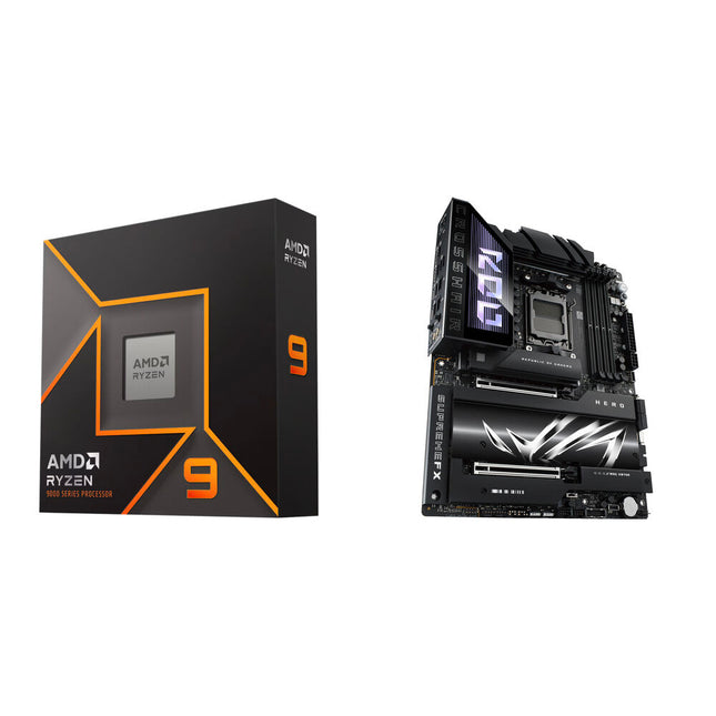 AMD Ryzen 9 9950X Procesador 16 Núcleos 4.3 GHz con Placa Madre ASUS ROG X870E AM5 ATX