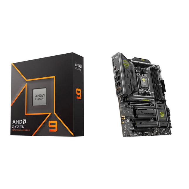 AMD Ryzen 9 9900X 12 núcleos 4.4 GHz Kit procesador y placa MSI AM5