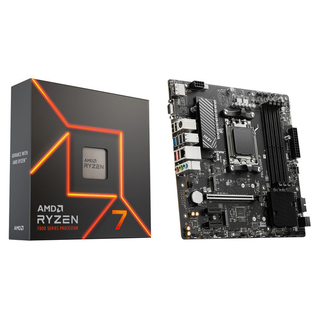 AMD PRO B650M-P Placa Base Micro-ATX con AMD Ryzen 7 7700X 8 Núcleos 4.5 GHz