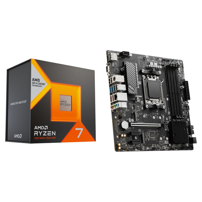 AMD PRO B650M-P Placa base Micro-ATX y Ryzen 7 7800X3D 8 núcleos 4.2 GHz