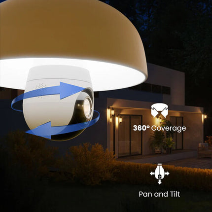 Lorex SL300-AA Cámara Wi-Fi Bombilla Inteligente 4MP Resolución 2560x1440 Visión Nocturna 33m