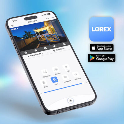Lorex SL300-AA Cámara Wi-Fi Bombilla Inteligente 4MP Resolución 2560x1440 Visión Nocturna 33m