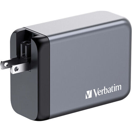 Verbatim Cargador de pared USB GaN 240W 4 puertos con adaptadores EU y UK