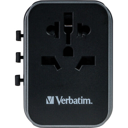 Verbatim UTA-03 Adaptador de Viaje Universal 30W 5 Puertos USB-C USB-A