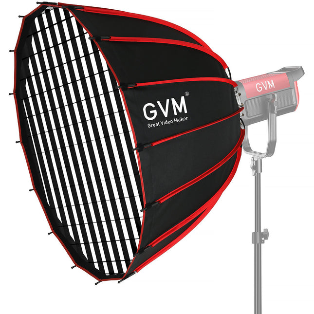 GVM Portable Quick Release Softbox 36 pulgadas con anillo Bowens y rejilla