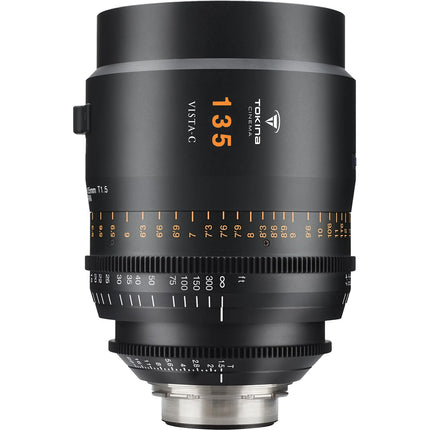 Tokina Vista-C 135mm T1.5 Objetivo Prime PL con Apertura T1.5 y Enfoque 300°