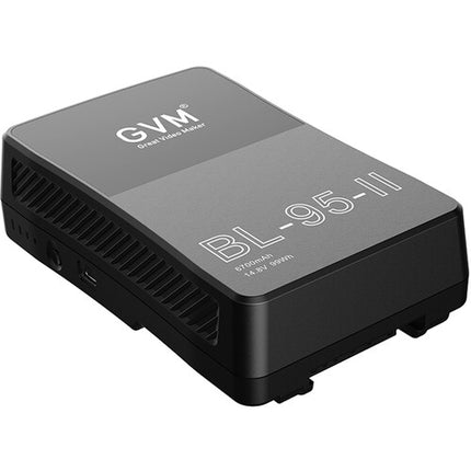 GVM BL95-II batería V-Mount 6600mAh 95Wh con salidas D-Tap USB y cargador