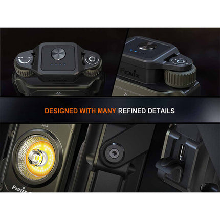 Fenix CL27R Linterna Recargable 1600 Lúmenes 10000mAh Verde