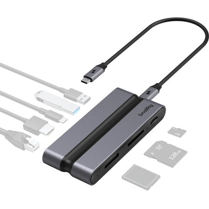 SmallRig CFexpress Type A Docking Station 9 en 1 con Cable USB-C 20GB 50 cm
