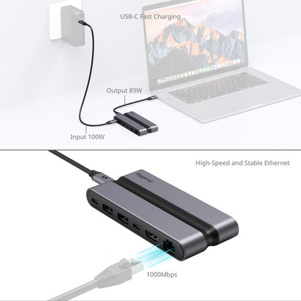 SmallRig CFexpress Type A Docking Station 9 en 1 con Cable USB-C 20GB 50 cm