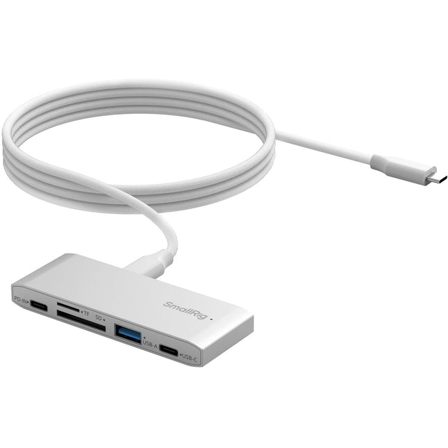 SmallRig Lector de Tarjetas 5 en 1 con Carga Rápida 65W y Cable USB-C 47.2"