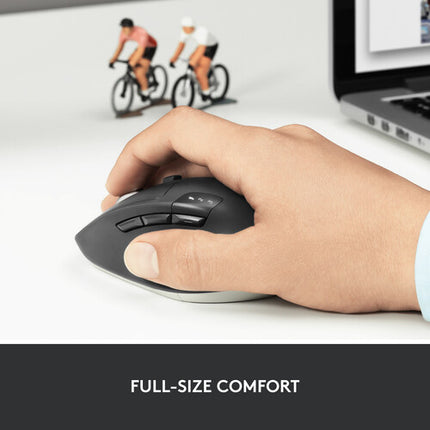 Logitech M720 Triathlon Ratón inalámbrico 2.4 GHz Bluetooth LE receptor USB