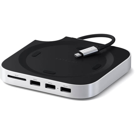 Satechi Soporte y Hub con Enclosure M.2 SSD para Apple Mac Mini M4 USB-C 3.2 Gen 2