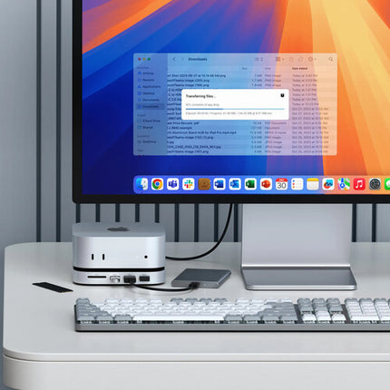 Satechi Soporte y Hub con Enclosure M.2 SSD para Apple Mac Mini M4 USB-C 3.2 Gen 2