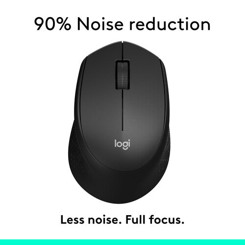 Logitech M330 Ratón Inalámbrico Silencioso Negro 1000 dpi 24 Meses Batería