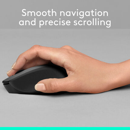Logitech M330 Ratón Inalámbrico Silencioso Negro 1000 dpi 24 Meses Batería