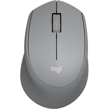 Logitech M330 Silent Ratón Inalámbrico Gris Amarillo 1000 dpi 24 Meses Batería