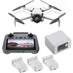 DJI Mini 4 Pro Drone 4K100 Video 48MP Raw Stills OcuSync 4 Gimbal Giratorio