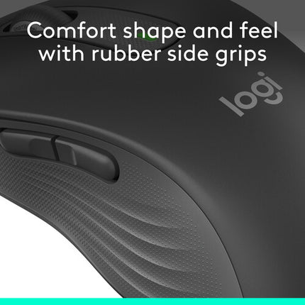 Logitech Signature M650 L Ratón Inalámbrico 2000 dpi Bluetooth Graphite
