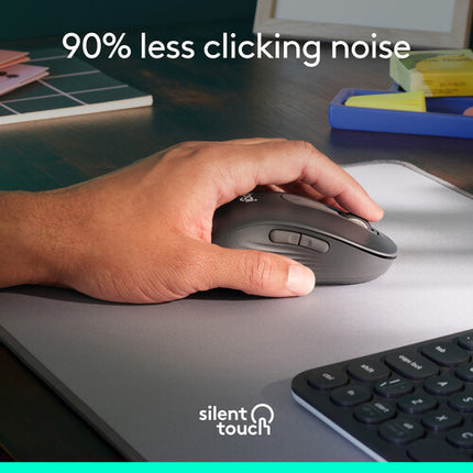 Logitech Signature M650 L Ratón Inalámbrico Izquierdo 2000 dpi Graphite