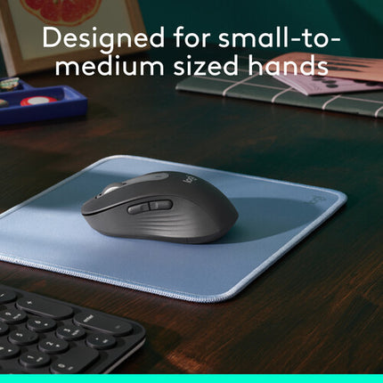 Logitech Signature M650 Ratón Inalámbrico 2000 dpi Bluetooth RF Graphite