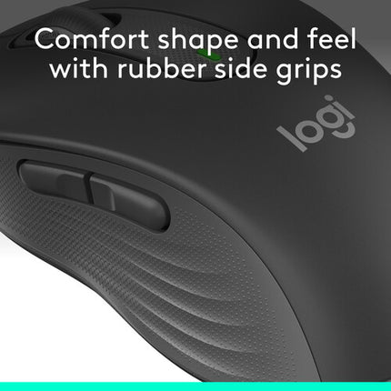 Logitech Signature M650 Ratón Inalámbrico 2000 dpi Bluetooth RF Graphite