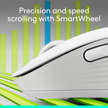 Logitech Signature M650 Ratón Inalámbrico 2000 dpi Bluetooth Compacto Off White