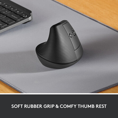 Logitech Lift Ratón Ergonómico Vertical Inalámbrico 4000 dpi Bluetooth
